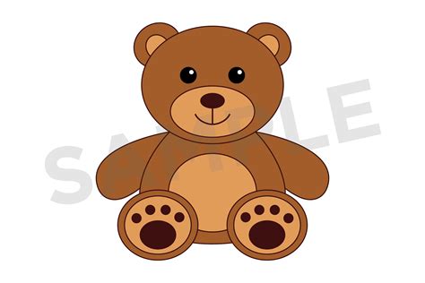 Teddy Bear Clip Art Set By Running With Foxes Thehungryjpeg