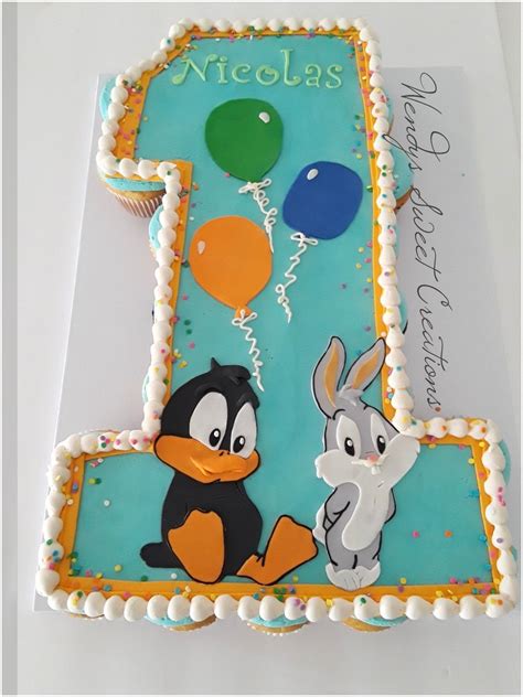 Baby Looney Tunes Cake Baby Looney Tunes Baby Babe Cakes Birthday Party Decorations
