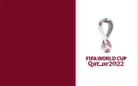 Download White Fifa World Cup 2022 Logo Wallpaper