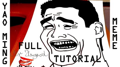 Diy How To Draw Meme Faces Step By Step Memes Draw Yao Ming Meme