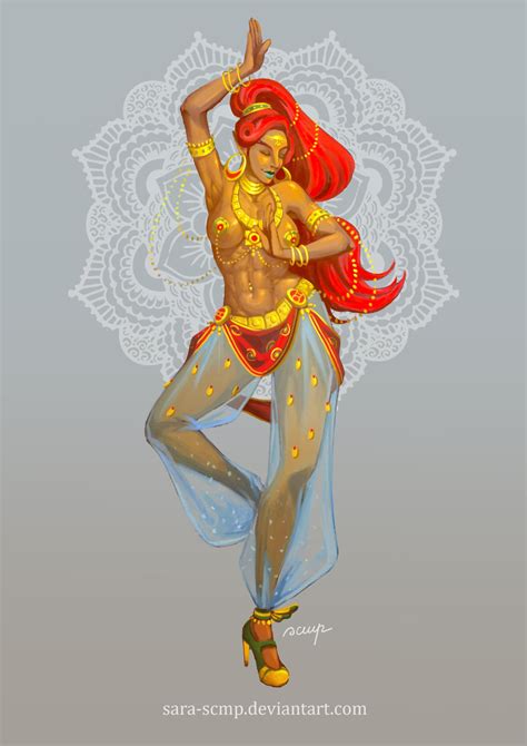 Lady Urbosa Dancer By Sara Scmp On Deviantart Female Character Concept Zelda Art Female