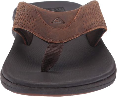 Reef Mens Sandals Rover Le Premium Real Leather Flip Flops For Men