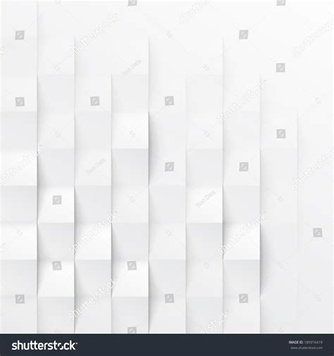Abstract 3d White Geometric Background White Seamless Texture With