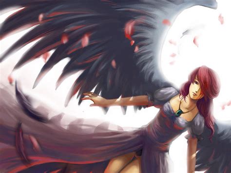 Shining Of Red Haired Angel