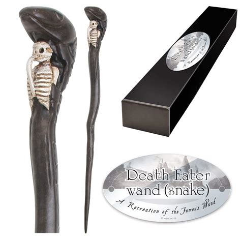 Buy The Noble Collection Death Eater Snake Character Wand 13in