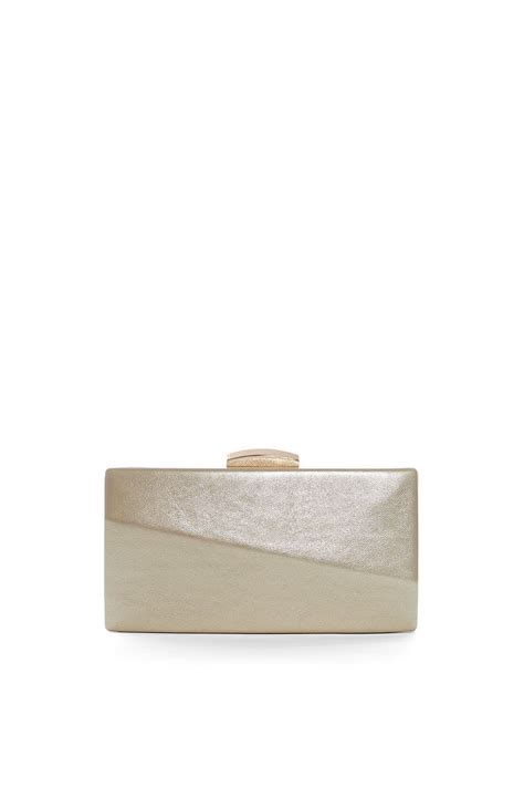 Metallic Nappa Box Clutch By Sondra Roberts For 48 Rent The Runway