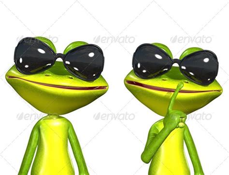 Frog With Sunglasses Frog Sunglasses Illustration Funny Frogs