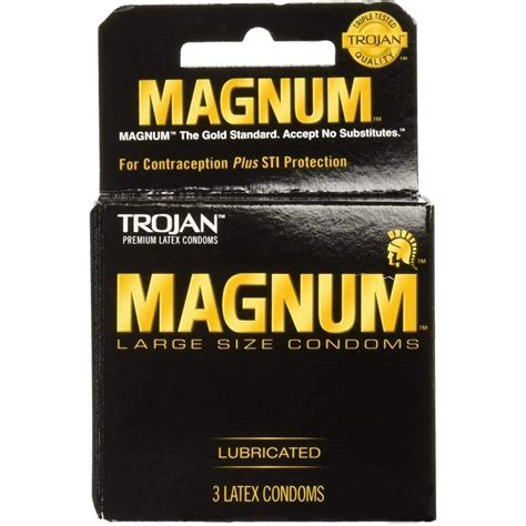 Trojan Magnum Large Size Premium Latex Lubricated Condoms Safeguards Against Sexually