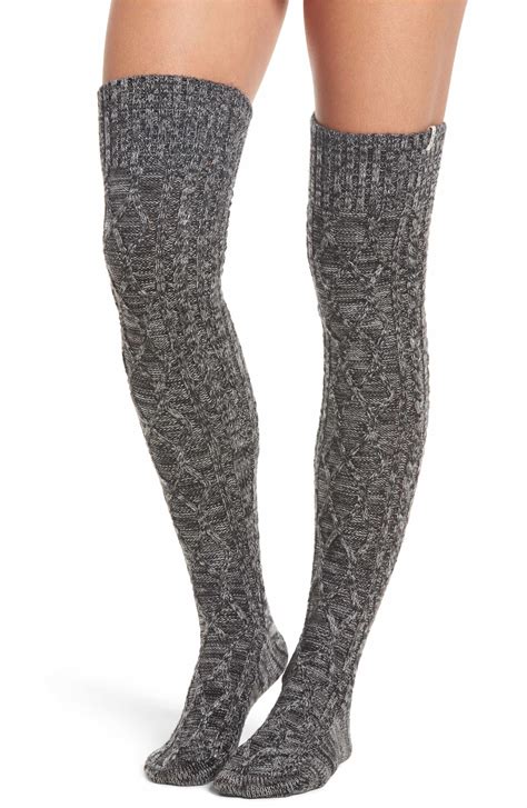ugg® cable knit over the knee socks nordstrom cable knit socks over the knee socks