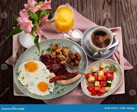A Traditional German Breakfast Stock Photo Image Of Sauce Cooked