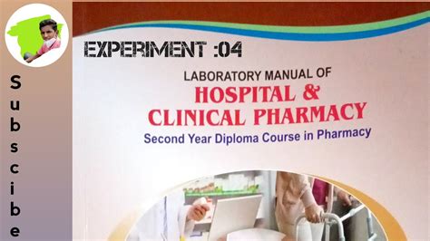 Hospital Clinical Pharmacy Manual D Pharm 2nd Year Bhisesir