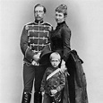 Kaiser Wilhelm II with his wife, the Kaiserin Augusta Victoria, and ...