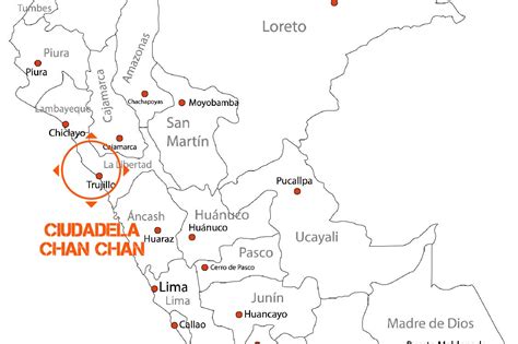 Chan Chan Peru Map