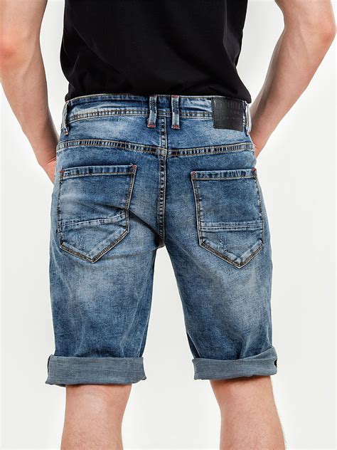 Męskie szorty jeansowe Kolor niebieski Spodnie 33 sklep internetowy