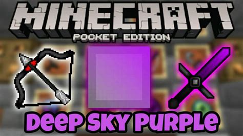 Deep Sky Texture Purple Pack Resource Pack Review Minecraft Amino
