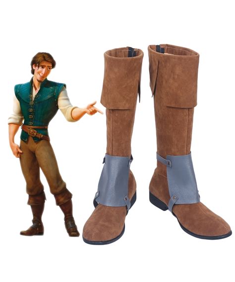 Buy Tangled Rapunzel Flynn Rider Cosplay Boots Shoes