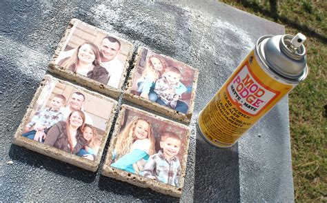 Diy Photo Tile Coasters A Diamond In The Stuff