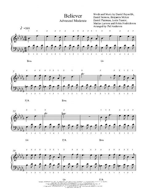 Piano sheet music free download pdf, pianosheetmusicfreedownloadpdf.blogspot.com piano sheet music release download pdf blog is a personal blog that aims to share guidance nearly a heap of piano sheet for free, the new target is unaided as an theoretical medium and not for sale. Believer by Imagine Dragons Piano Sheet Music | Advanced Level | Piano lessons, Group piano ...