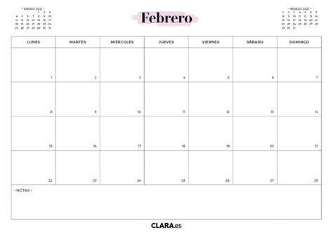 Calendario Ds Febrero De Para Imprimir Michel Vrogue Co