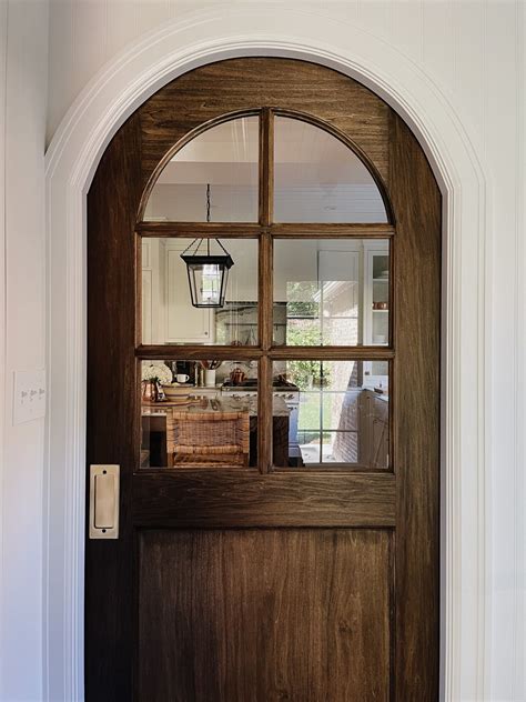 All The Details On Our Faux Arched Pocket Door Were The Whites