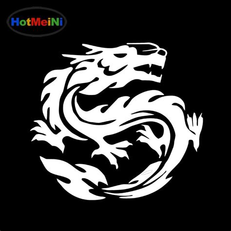 Hotmeini 15x15cm Chinese Dragon Car Stickers Windshield Decal Car Body