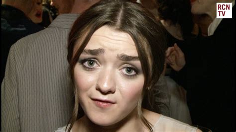 The Falling Maisie Williams Interview Youtube