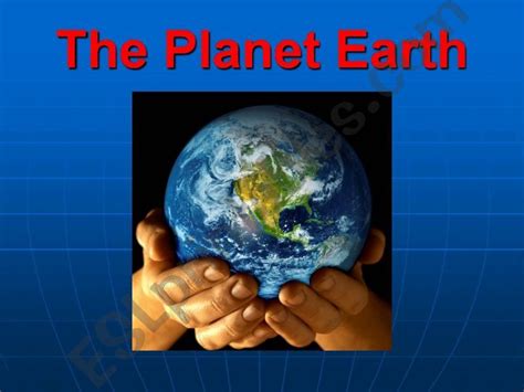 Esl English Powerpoints The Planet Earth