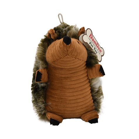 Dan Dee 75 Cuddly Squeaky Dog Toy Hedgehog Color May Vary