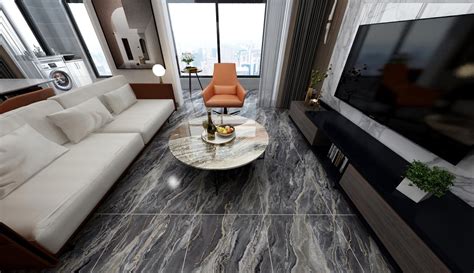 Bedroom Floor Marble Tile Porcelain Texture 600x1200mm Tai Decor®