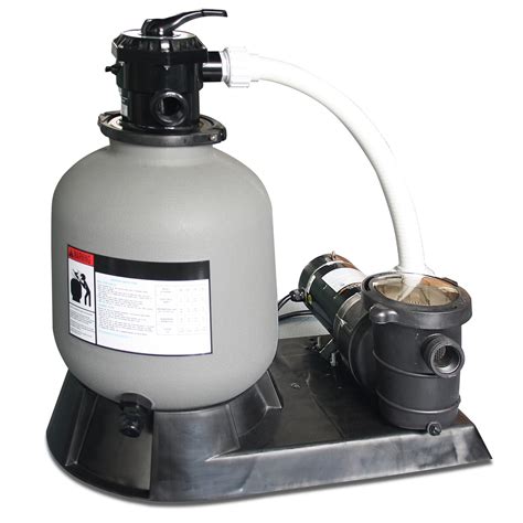10 Hp Sand Filter Combo With Pump Pressure For Above Ground Pools 16