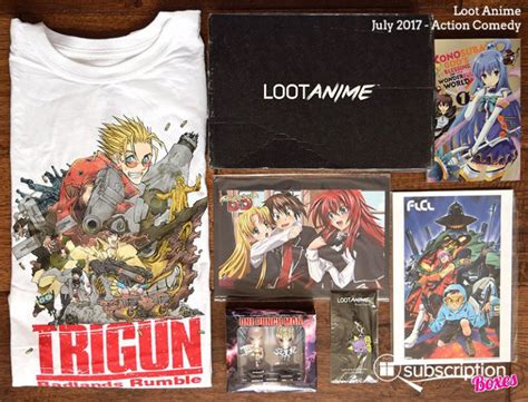 July 2017 Loot Anime Review Action Comedy Coupon Find Subscription Boxes