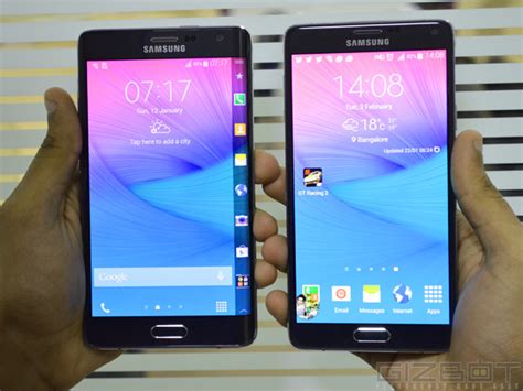 Samsung Galaxy Note Edge Vs Galaxy Note 4 Comparison Review Gizbot News