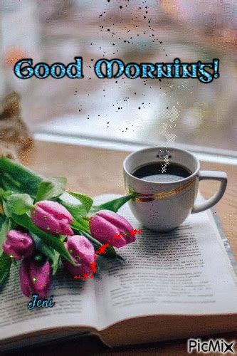 Coffee And Tulips Good Morning  Pictures Photos And Images For