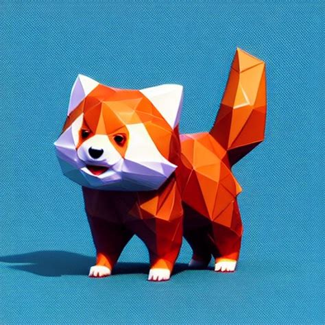 Diy Red Panda Papercraft Red Panda Decoration Red Panda