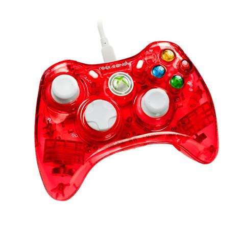 Pdp Rock Candy Xbox 360 Wired Controller Stormin Cherry 037 010 Na
