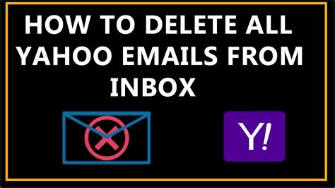 How To Delete All Yahoo Emails From Inbox Youtube