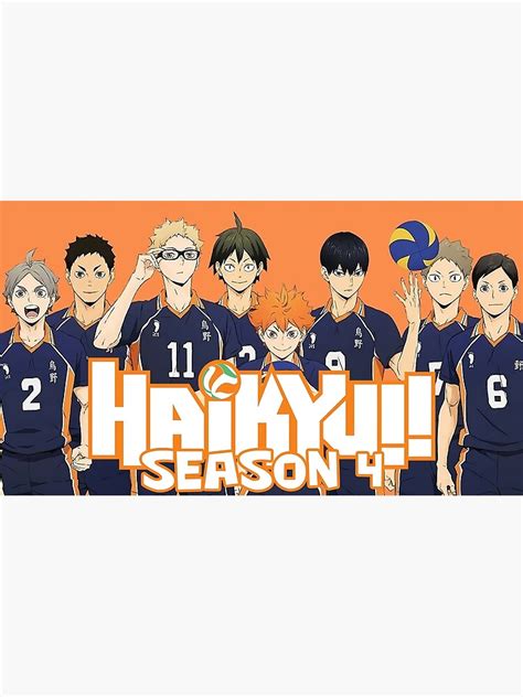 Team Haikyu Season 4 Poster For Sale By Dennisnadel50 Redbubble