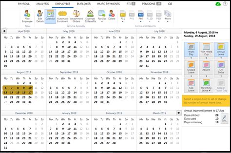 Here you can download employee leave tracker template in xls format and make your tracking record up to date. Recording Annual Leave on the Calendar - BrightPay ...