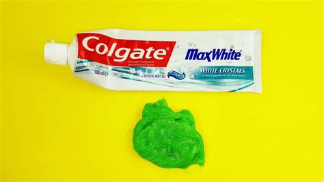 Colgate Toothpaste And Glue Slime 2 Ingredient Slime Without Borax