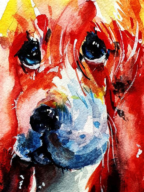 Dog Painting Original Watercolor Dog Art Pet Painting Portrait Etsy