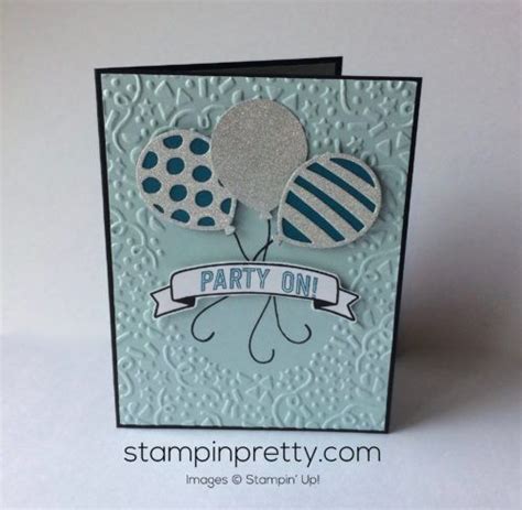 Inspired By Color Balloon Birthday Card Stampin Up Birthday Cards