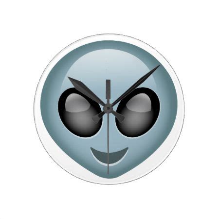 For example, when we have to express our love to someone, then we send that person a love, heart related emoji. Extraterrestrial Alien Emoji | Wall clock, Clock, Alien emoji