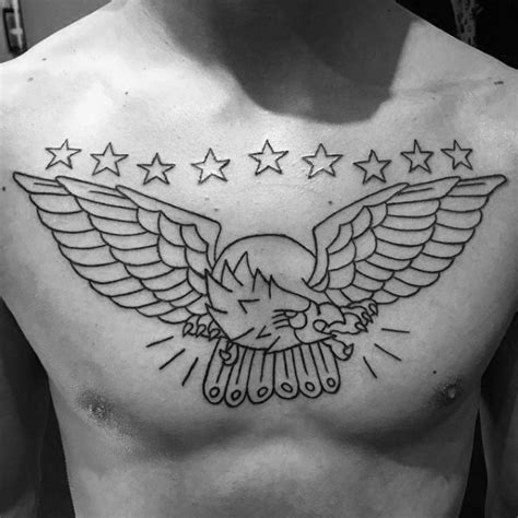 80 Eagle Chest Tattoo Designs Für Männer Manly Ink Ideen Mann Stil