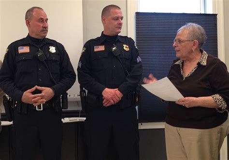 Olmsted Township Trustees Police Chief Honor Officers Who Rescued