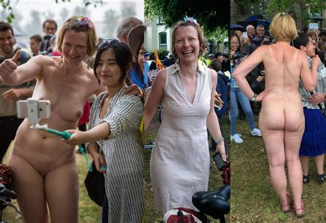 Dressed Undressed WNBR Girls World Naked Bike Ride Pics