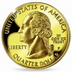 USA Quarter-Dollars vergoldet - DGG