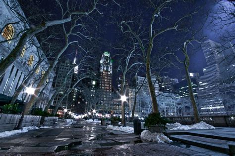 Snow City Night Wallpapers Top Free Snow City Night Backgrounds