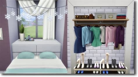 Teen Bedroom The Sims 4 Speed Build Youtube