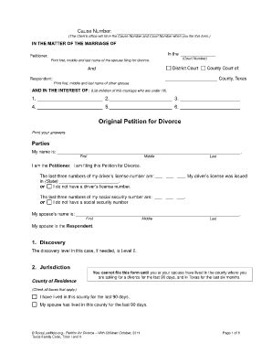 Printable Sample Divorce Papers Form Printable Divorce Papers Divorce Papers Free Divorce Papers