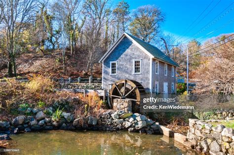 Stony Brook Grist Mill High Res Stock Photo Getty Images